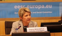 Am 5. Mai 2015 fand in Brüssel die Konferenz Green Infrastructure: A European success story statt, an der Oberbürgermeisterin Dagmar Mühlenfeld teilnahm.