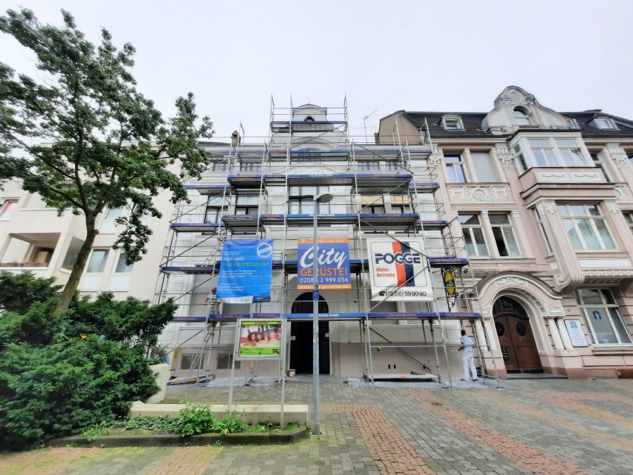 Eine Maßnahme des Hof- und Fassadenprogramms an der Bahnstraße - steg NRW