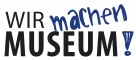 Logo von Wir machen Museum, ein kommunales Kooperationsprojekt zwischen dem Kunstmuseum Mülheim an der Ruhr, der Camera Obscura  Museum zur Vorgeschichte des Films und offenen Ganztagsgrundschulen aus Mülheim - Kunstmuseum