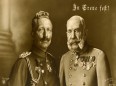 Bildliche Darstellung der sogenannten Nibelungentreue zwischen dem deutschen Kaiser Wilhelm II. (links) und dem österreichischen Kaiser Franz Joseph I. (rechts)