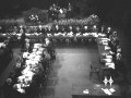 Historische Aufnahme der konstituierenden Ratssitzung am 4. November 1946 in der Aula des Gymnasiums an der Von-Bock-Straße. - Quelle/Autor: Kulturbetrieb - Stadtarchiv