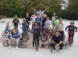 TrendSport: Foto vom BMX-Camp 2016 im neuen Skate- und BMX-Park Südstraße