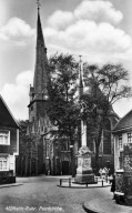 Historische Postkartenansicht der Petrikirche (um 1925)