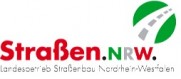 Logo des Landesbetriebs Straenbau Nordrhein-Westfalen - Straen.NRW - Straen.NRW