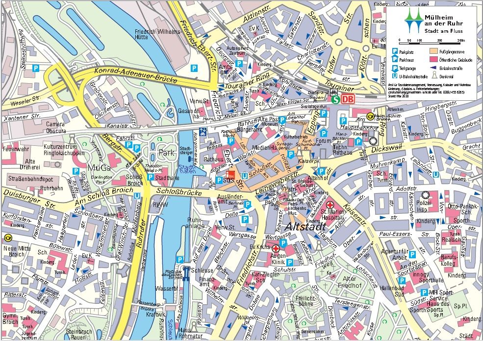 Innenstadtplan - Stadt Mülheim an der Ruhr Innenstadtplan - Stadt Mülheim an der Ruhr