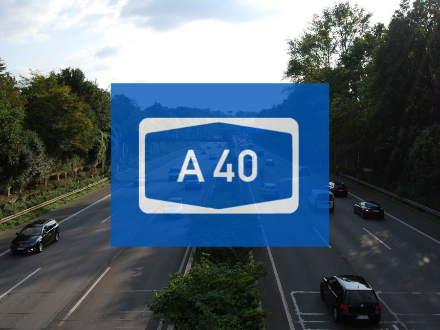 Die Autobahn A40 wird von Freitagabend (13.8.) um 20 Uhr bis Montagmorgen (23.8.) um 5 Uhr in beiden Richtungen zwischen dem Autobahnkreuz Kaiserberg und der Anschlussstelle Mülheim-Styrum voll gesperrt. - Referat I - Online Redaktion