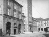 Fassade des Rathauses zur Hindenburgstraße, heute Friedrich-Ebert-Straße (1916)