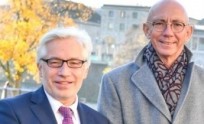 Ausschnitt Verwaltungsvorstand: Oberbürgermeister Ulrich Scholten (rechts) und Stadtkämmerer Frank Mendack, 16.11.2018 - A. Köhring