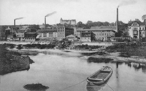 Blick auf die Lederfabriken am Kassenberg