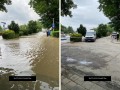 Die Fotos zeigen verschiedene Aufnahmen der vom Hochwasser betroffenen Bereiche im Mülheimer Stadtgebiet. Hier Ruhranlagen, Ecke Wilhelmstraße. - Quelle/Autor: Sarah Sternol
