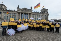 50 Oberbürgermeister vom Aktionsbündnis Für die Würde unserer Städte am 23. und 24. Februar in Berlin. 