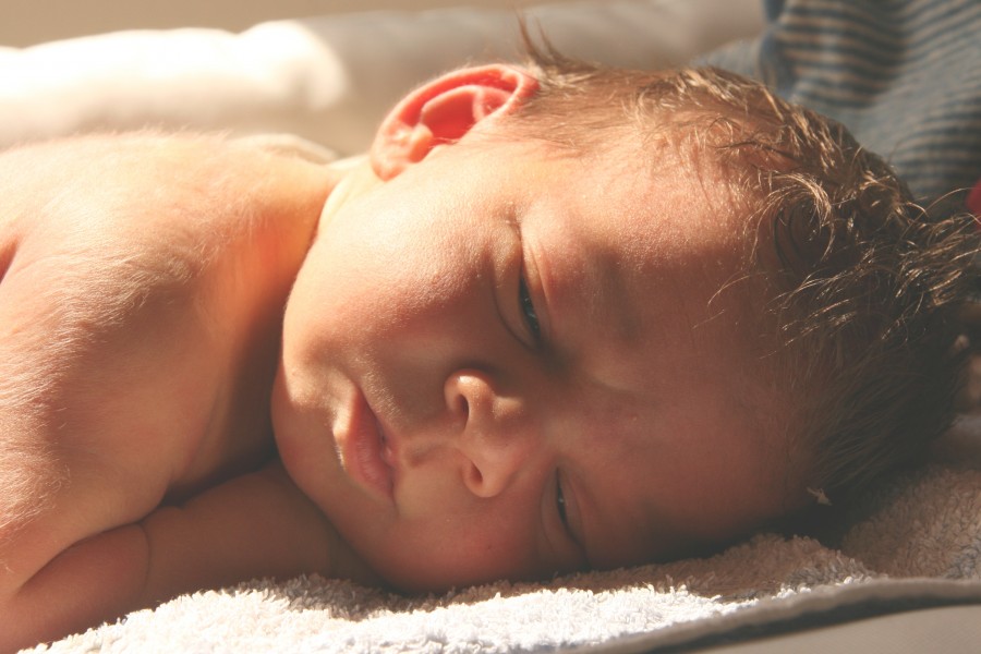 Foto eines schlafenden Babys - Thomas Groos