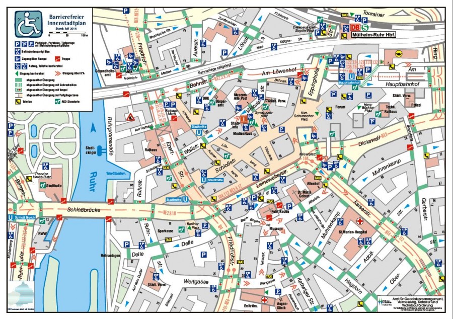 Vorschaubild für den barrierefreien Innenstadtplan Quelle / Autor:  Carola Hartung - Barrierefreier Innenstadtplan
