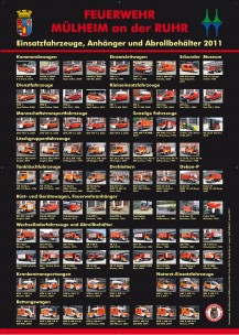 Die Einsatzfahrzeuge der Feuerwehr Mülheim im Jahr 2011 mit Fotos von Dr. Harald Karutz zum Download als pdf-Datei