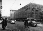 Das Kaufhof-Gebäude in der Friedrich-Ebert-Straße Anfang der 1970er Jahre - Stadtarchiv