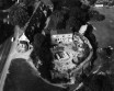 Ansicht von Schloss Broich aus der Vogelperspektive (um 1966)