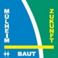 Logo Mülheim baut Zukunft: Baumanahmen in unserer Stadt - Amt für Verkehrswesen und Tiefbau