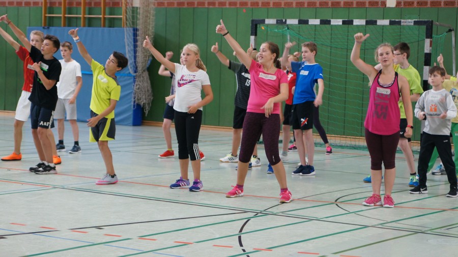 Unter dem Motto fit und gesund findet in den Osterferien die diesjährige Sportwoche in Heißen statt. - Jonas Höhmann
