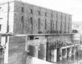 1926: Krafthaus Abbruch Wasserhaltung Unterwasser am Wasserkraftwerk Kahlenberg - Quelle/Autor: RWW