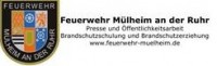 Logo der Feuerwehr Mülheim an der Ruhr. Auch die Jugendfeuerwehr ist weiterhin bei den Mülheimer Jugendlichen sehr beliebt. - Feuerwehr Mülheim