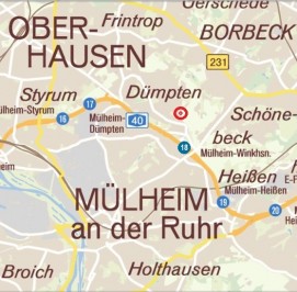 Stadtplanausschnitt mit Lage der Kauffläche Wenderfeld - ImmobilienService