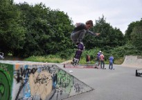 Sportliche Aktivitäten wie Skateboarden liegen bei Mülheims Jugendlichen voll im Trend.    