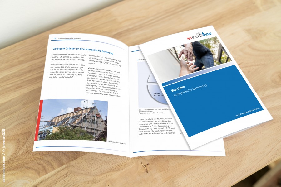 Die neue Broschüre von AltBauNeu Starthilfe - energetische Sanierung - EnergieAgentur.NRW