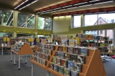 Foto der Inneneinrichtung der Stadtteilbibliothek in Speldorf, Frühlingstr.