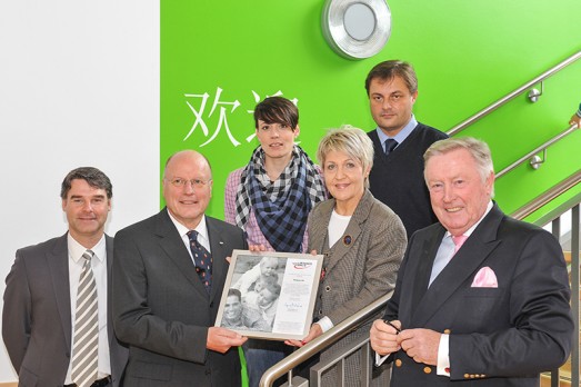 Auszeichnung Familienfreundliches Unternehmen an Siemens vergeben. 02.10.2012 Foto: Walter Schernstein