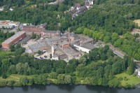 Luftbild vom Gelände der Lederfabrik Lindgens - Walter Schernstein