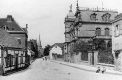 Ansicht der Teinerstraße vom Kreishaus bis zur Petrikirche
