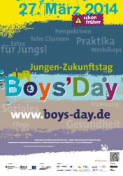 Plakat zum Jungen-Zukunftstag BoysDay 2014