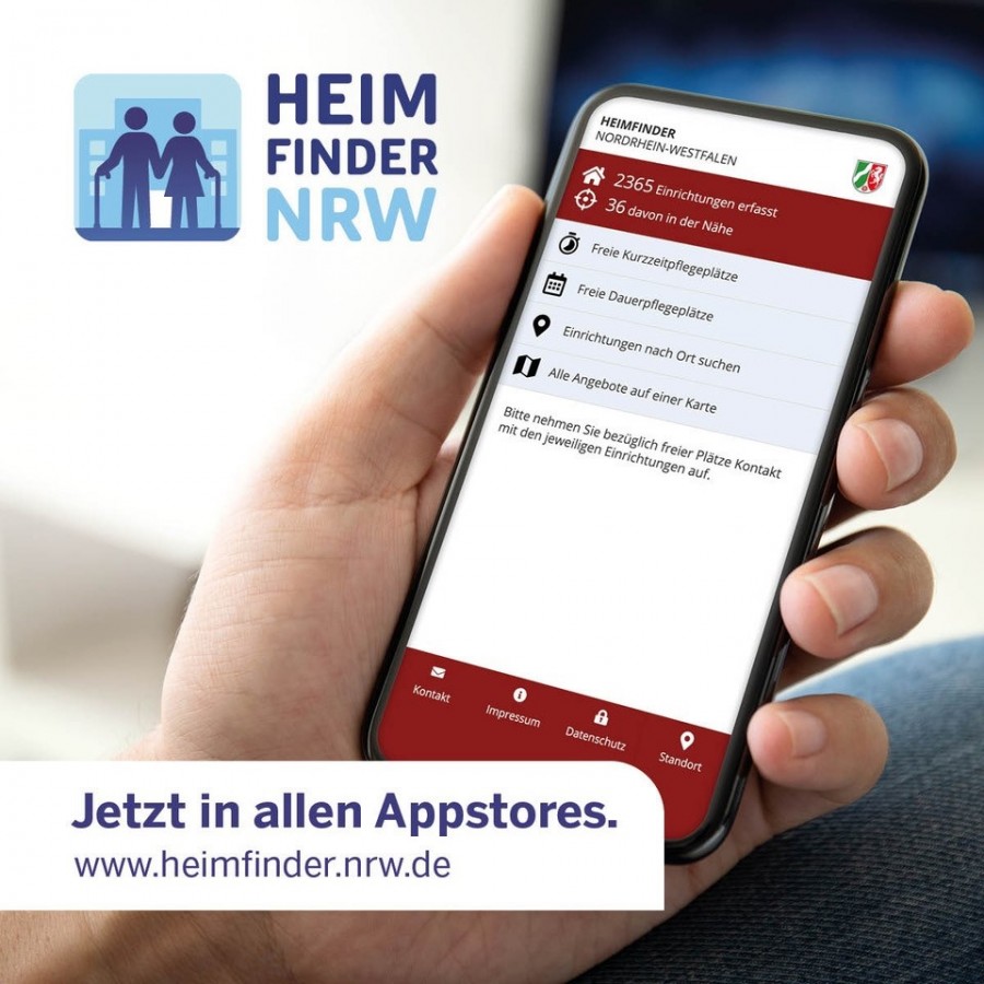 Per App zum freien Pflegeplatz: Minister Laumann stellt Heimfinder NRW vor - mags.nrw