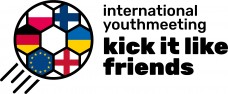 Logo kick it like friends 2024, Internationale Jugendbegegnung - MST Logo kick it like friends 2024, Internationale Jugendbegegnung - MST