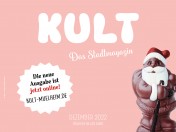 KULT, herausgegeben von der Mülheimer Stadtmarketing und Tourismus GmbH (MST),
informiert über Aktuelles aus unserer Stadt, hat die Events des Monats im Überblick und liefert kreative Do-It-Yourself-Ideen sowie praktische Tipps zum Nachmachen.