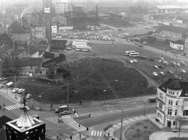 Das Grundstück des City Centers - heute Forum - und der Hans-Böckler-Platz vor der Bebauung (um 1960)