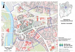 InnovationCity roll out: 20 Quartiere für integrierte Entwicklungskonzepte - Karte Innenstadt