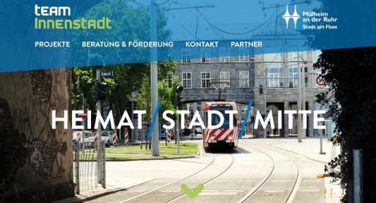 Titelbild: Neue Innenstadt-Homepage - Neugestaltung und Überarbeitung von www.wertstadt.info