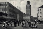 Der moderne Kaufhof an der Friedrich-Ebert-Straße Mitte der 1950er Jahre - Stadtarchiv