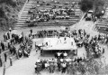 Boxveranstaltung in der Freilichtbühne in der frühen Nachkriegszeit (ohne Datum)