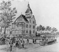 Das Ausflugslokal Johannisburg auf dem Grundstück der späteren Augenklinik (1901)