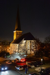 Illumination der Kirchen in der Altstadt. 08.01.2014 Foto: Walter Schernstein