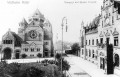 Die Alte Synagoge (von 1907) und das Kaiserliche Postamt am Viktoriaplatz