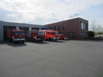 Das Gerätehaus der Freiwilligen Feuerwehr, Löschzug Heißen, befindet sich neben der Feuerwache 2 