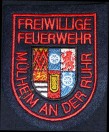 Das Ärmelabzeichen der Freiwilligen Feuerwehr Mülheim an der Ruhr 