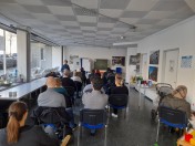 Die Informationsveranstaltung zum Thema Energiesparen war gut besucht und etwa 25 Teilnehmende waren beim Vortrag im Stadtteilbüro Eppinghofen anwesend.