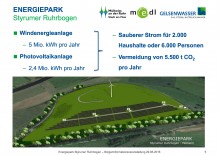 Planung der Windenergieanlage und Photovoltaik auf der Deponie Kolkerhofweg in Mülheim an der Ruhr