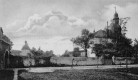 Historische Postkartenansicht von Schloss Styrum (ohne Datum)