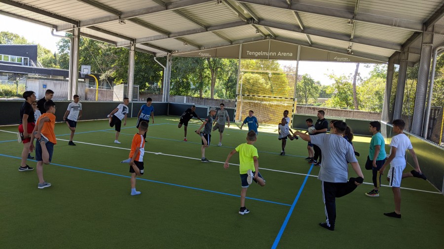Fußballtreff auf dem Sportpark in Styrum - Mülheimer SportService - Trendsport
