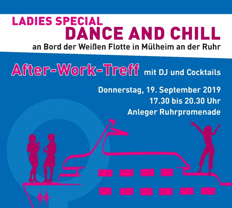 Plakatausschnitt: Ladies Special - After Work Treff für Frauen am 19. September ab 17.30 Uhr - Gleichstellungsstelle